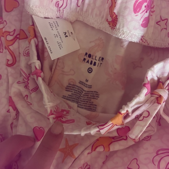 ROLLER RABBIT X TARGET SEA LIFE PAJAMA SET MEDIUM NWT - Picture 5 of 5